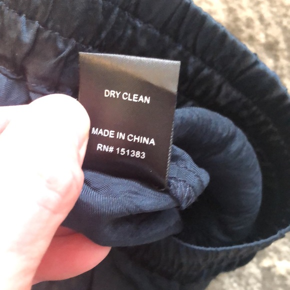 Current Air Blue Crinkle Satin Joggers sz XS. Coord top available too! - Picture 6 of 8